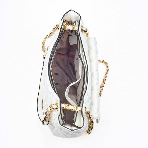 Verde Γυναικεία Τσάντα Ώμου 16-6854 Λευκό